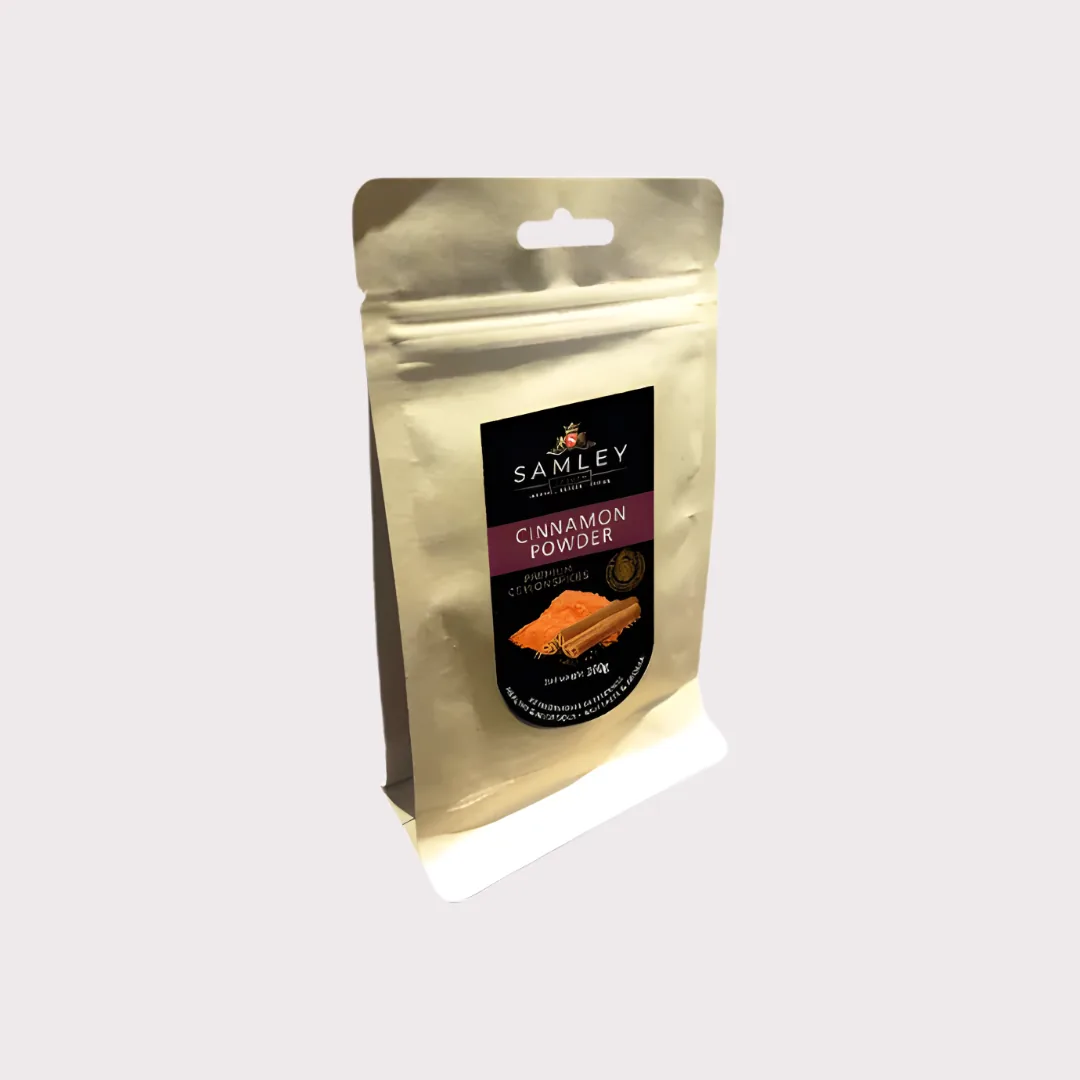 Organic Cinnamon Powder 50g in a Kraft Pouch